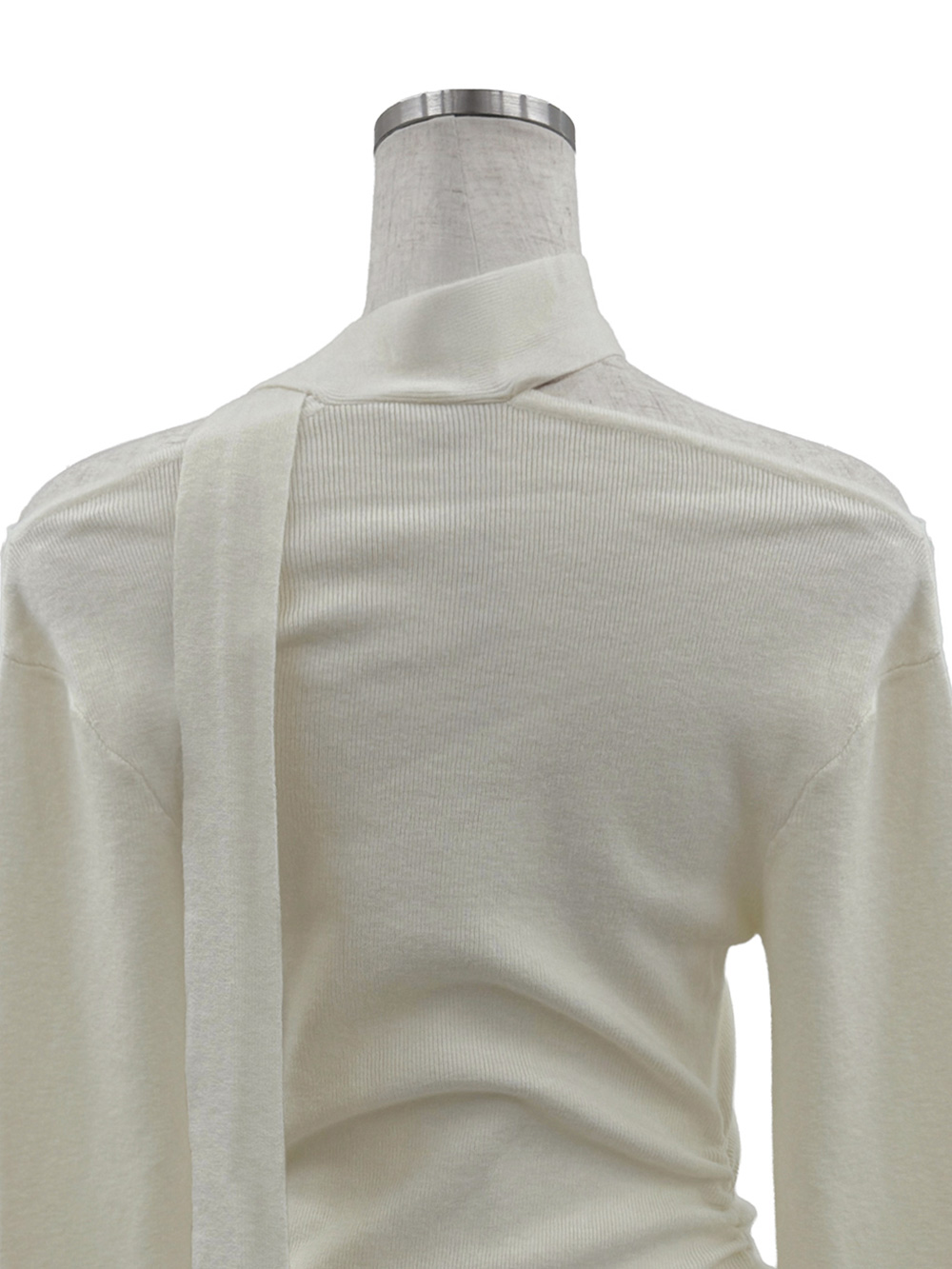 ボウタイ付オフショルダーニット | 詳細画像14