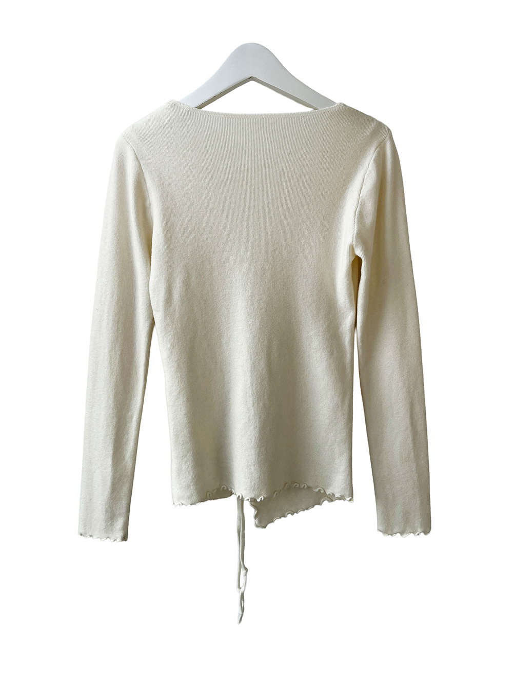 アンバランスネックギャザーニット | 詳細画像13