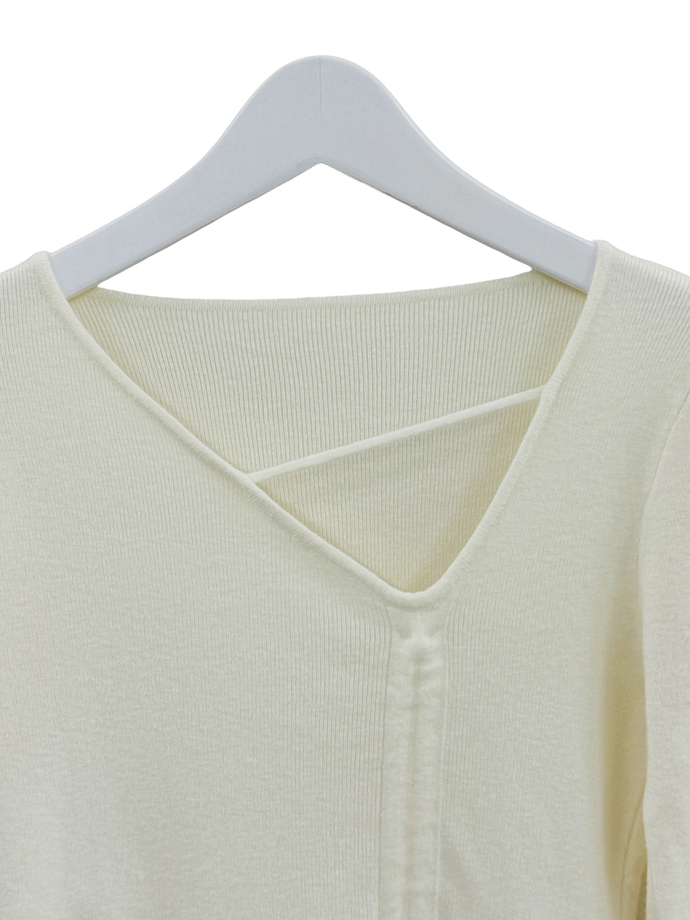 アンバランスネックギャザーニット | 詳細画像13