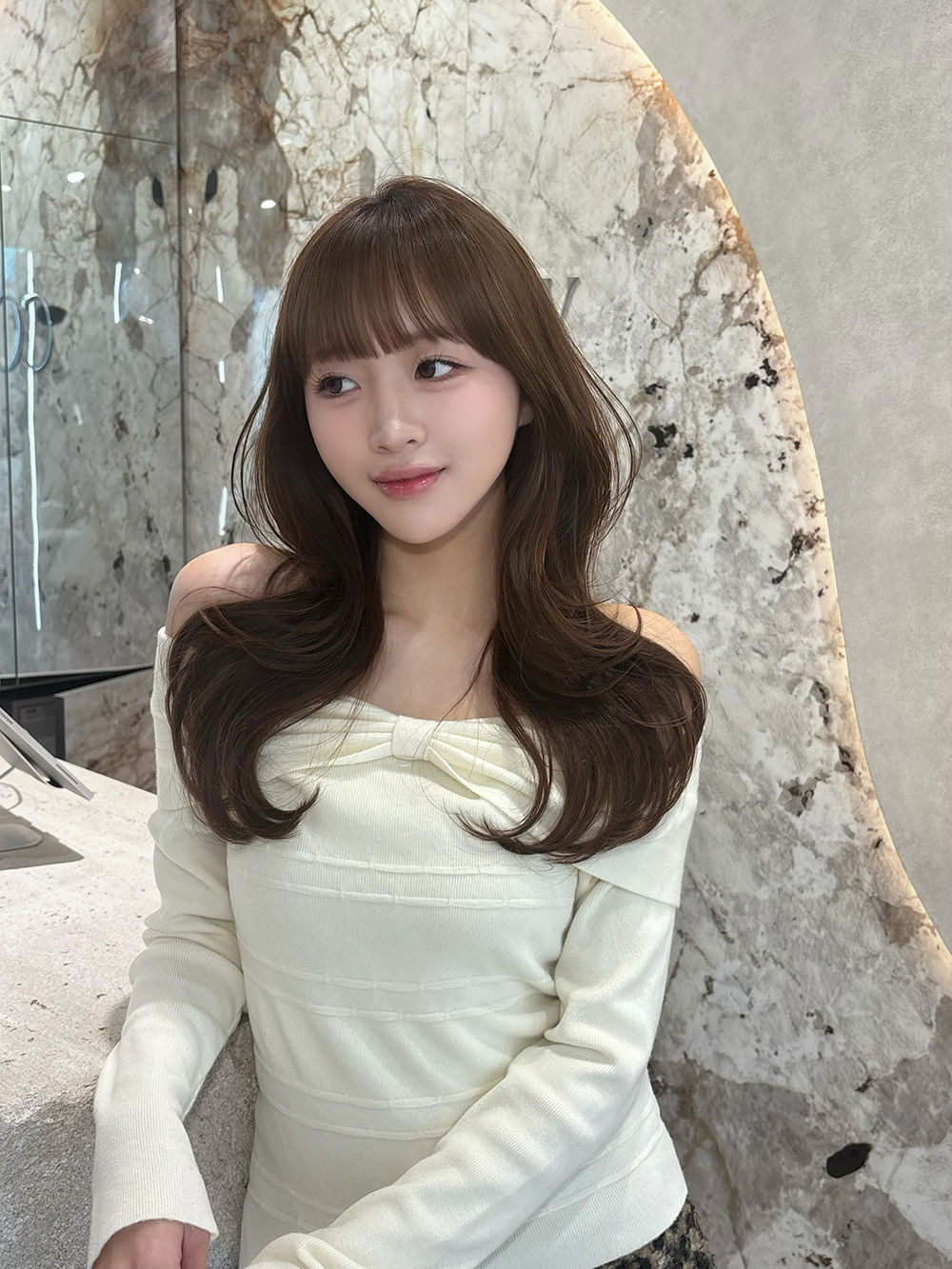 リボンオフショルダーニット | 詳細画像6