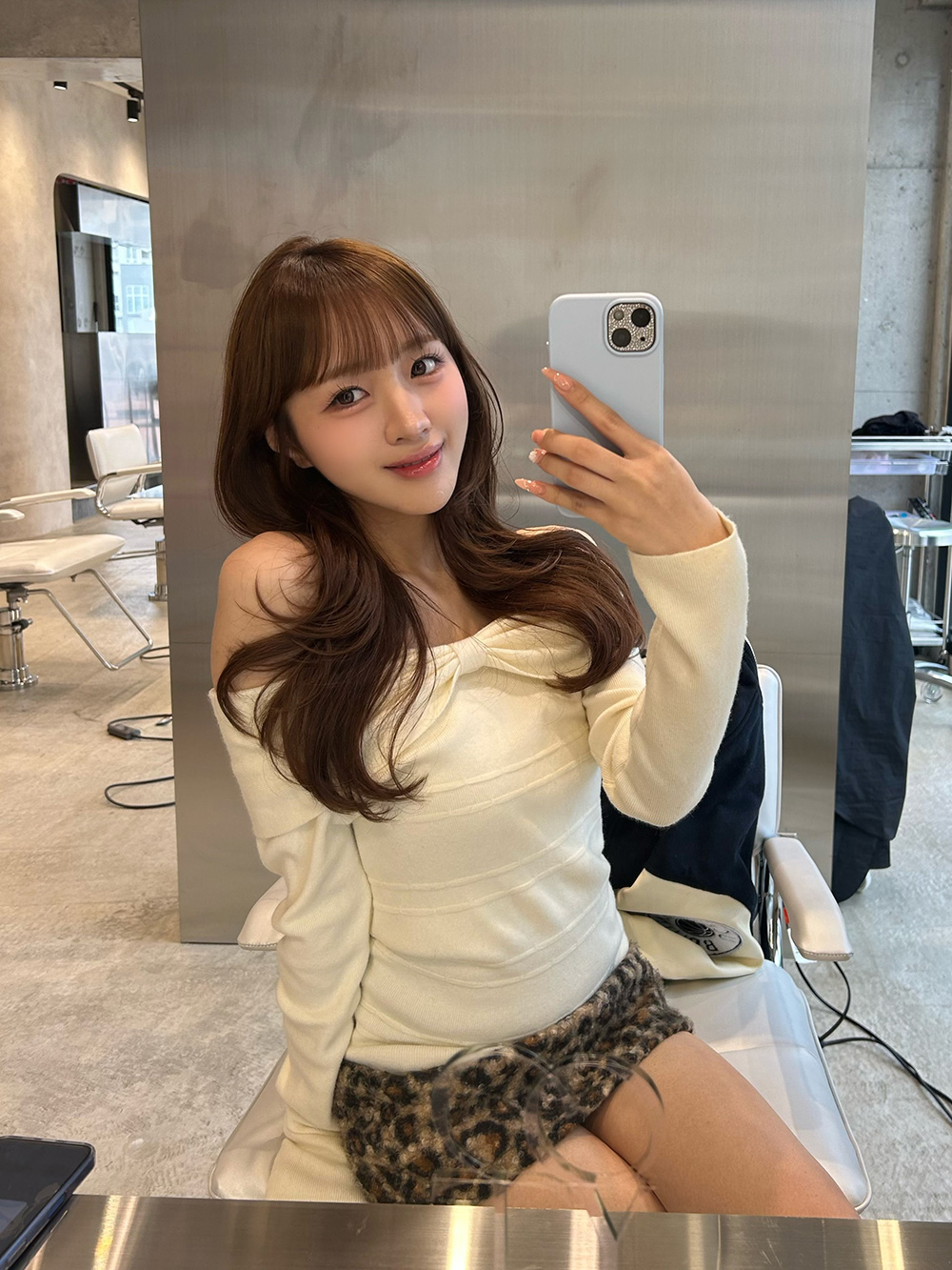 リボンオフショルダーニット | 詳細画像7