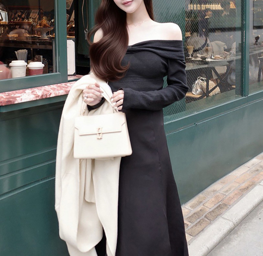 リボンオフショルダーニット | 詳細画像6