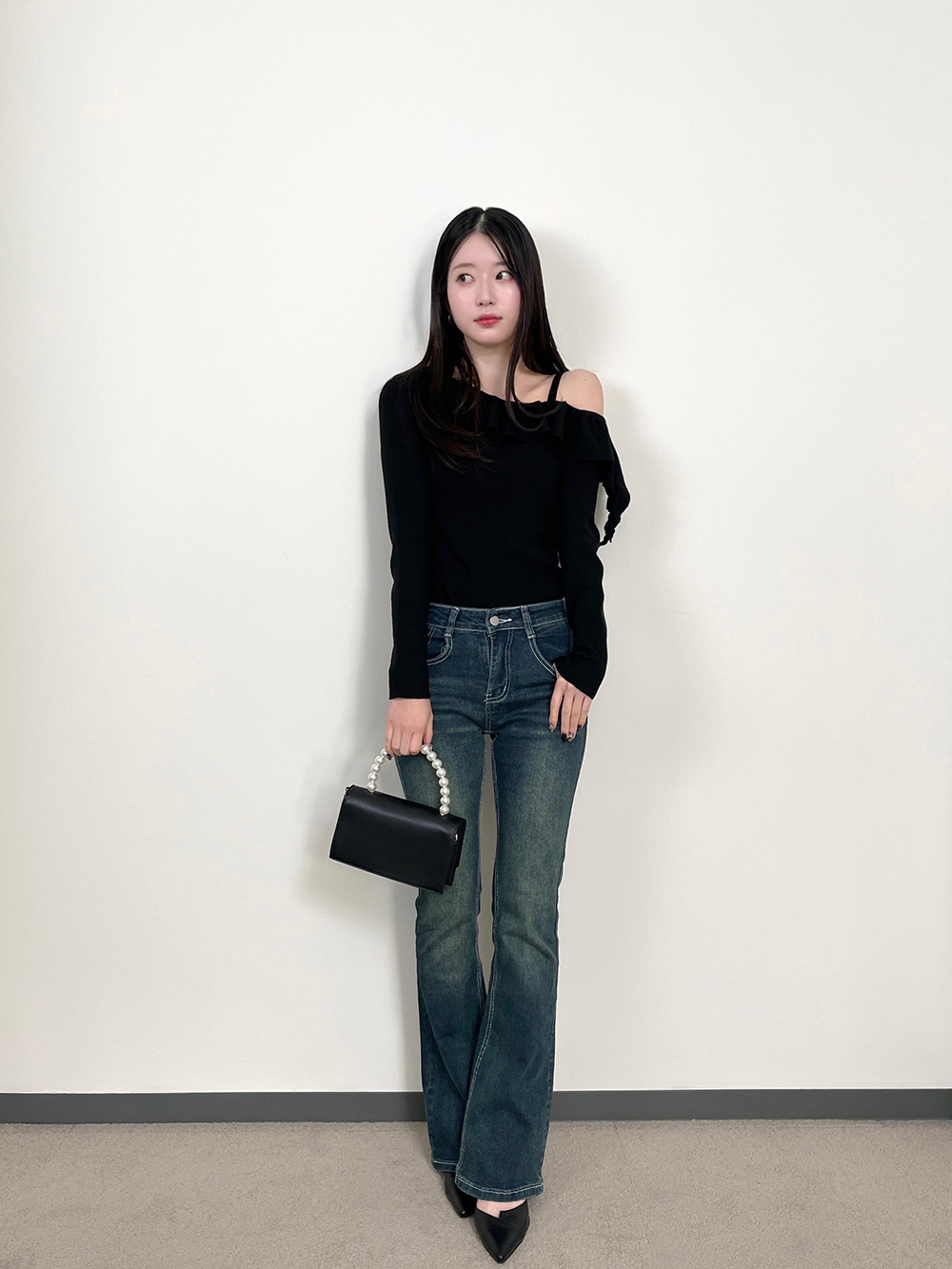 ワンショルダーフリルニット | 詳細画像7