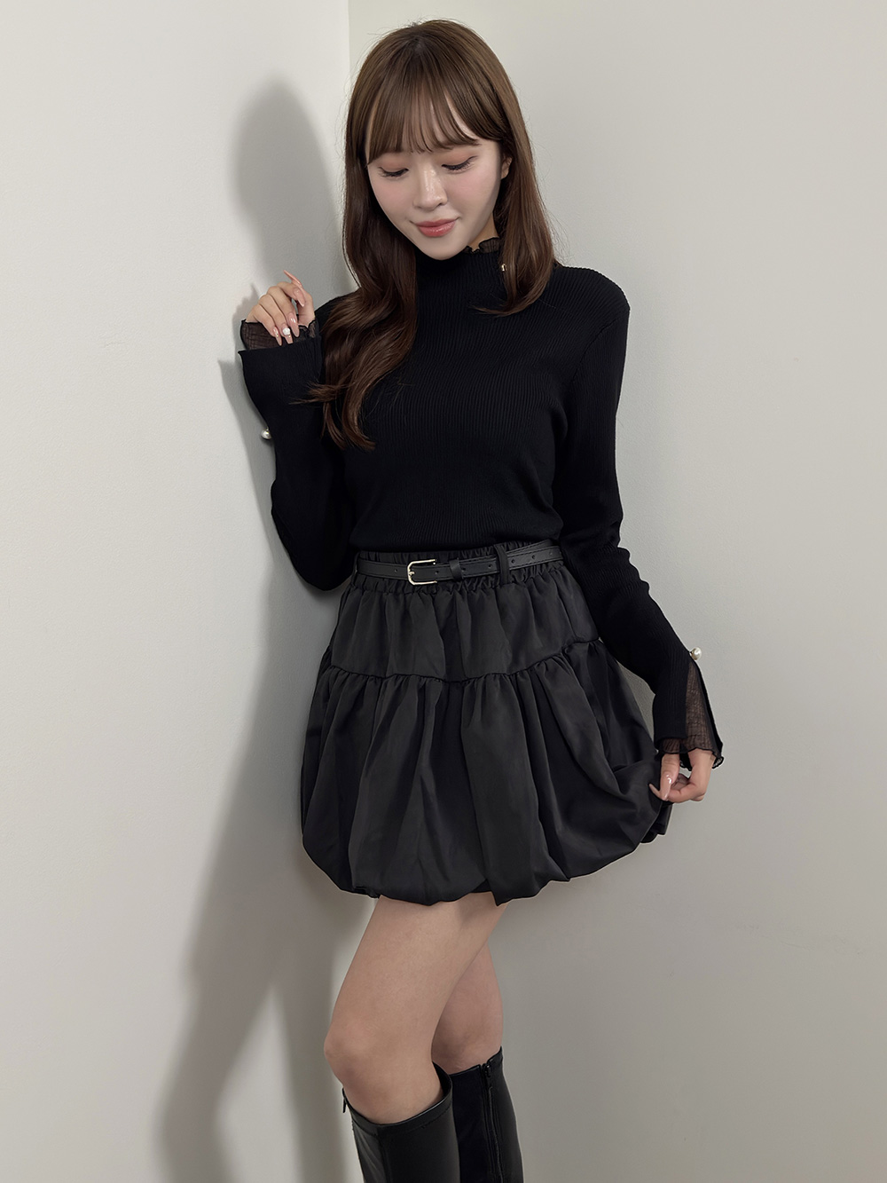 ハイネックレースニット | 詳細画像5