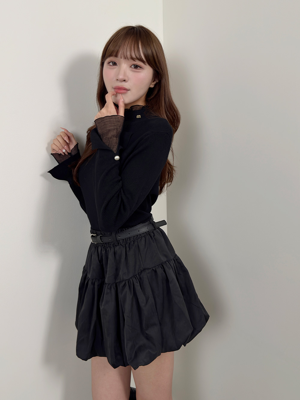 ハイネックレースニット | 詳細画像6