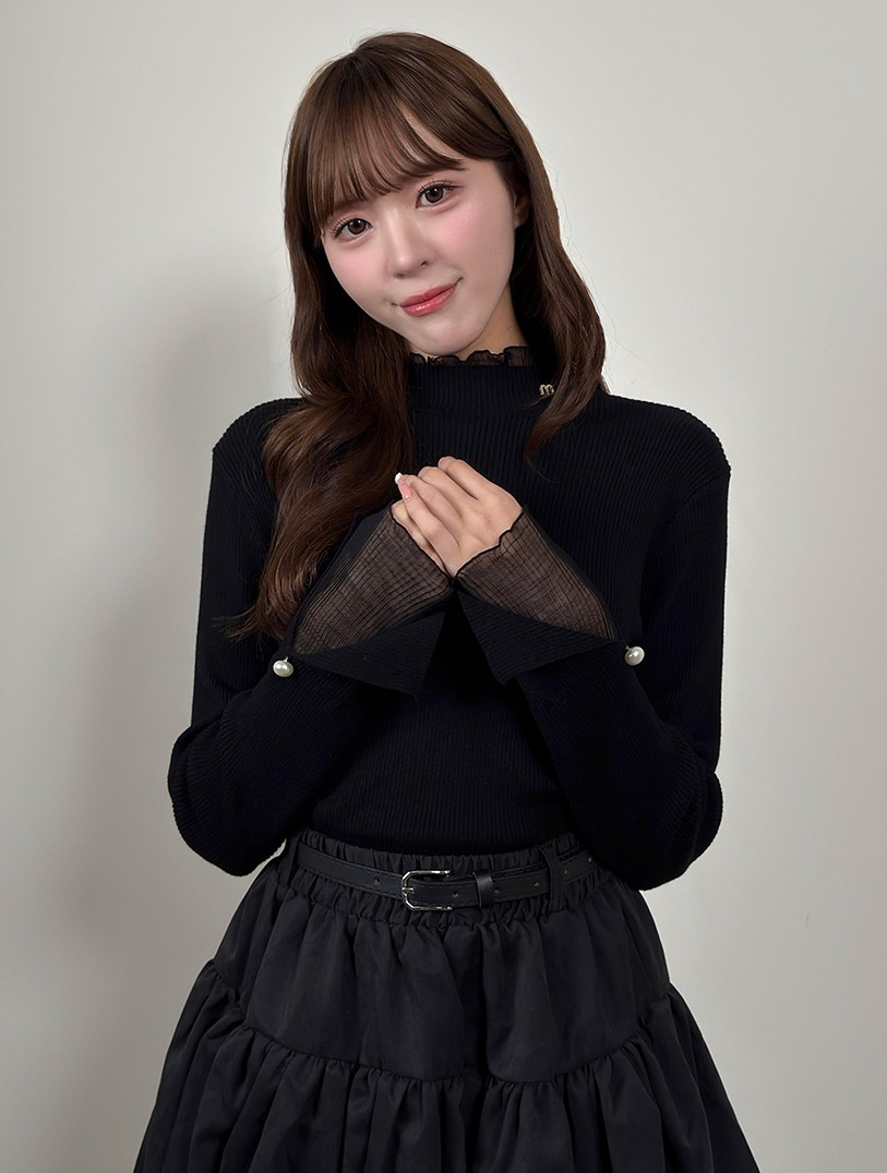 ハイネックレースニット | 詳細画像2