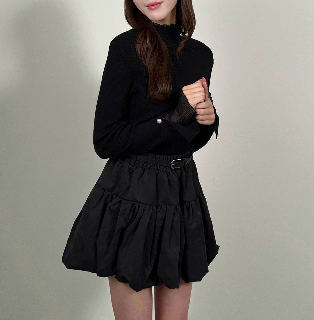 ハイネックレースニット | 詳細画像3