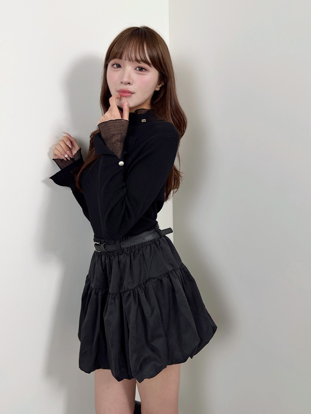 ハイネックレースニット | 詳細画像6