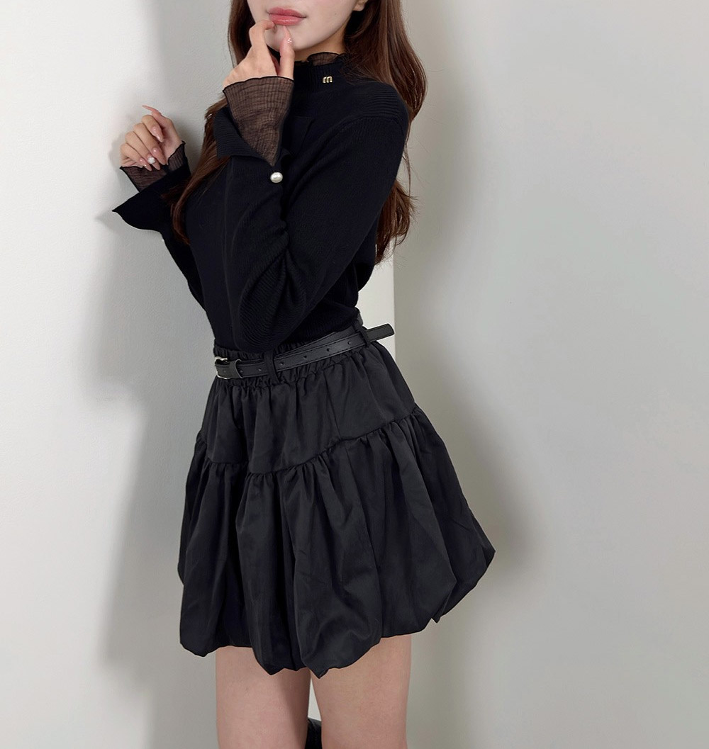 ハイネックレースニット | 詳細画像6