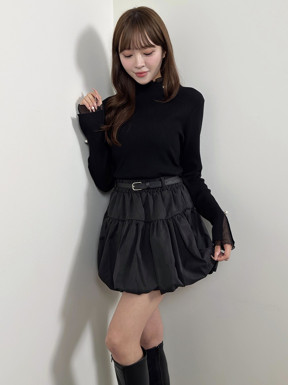 ハイネックレースニット | 詳細画像5