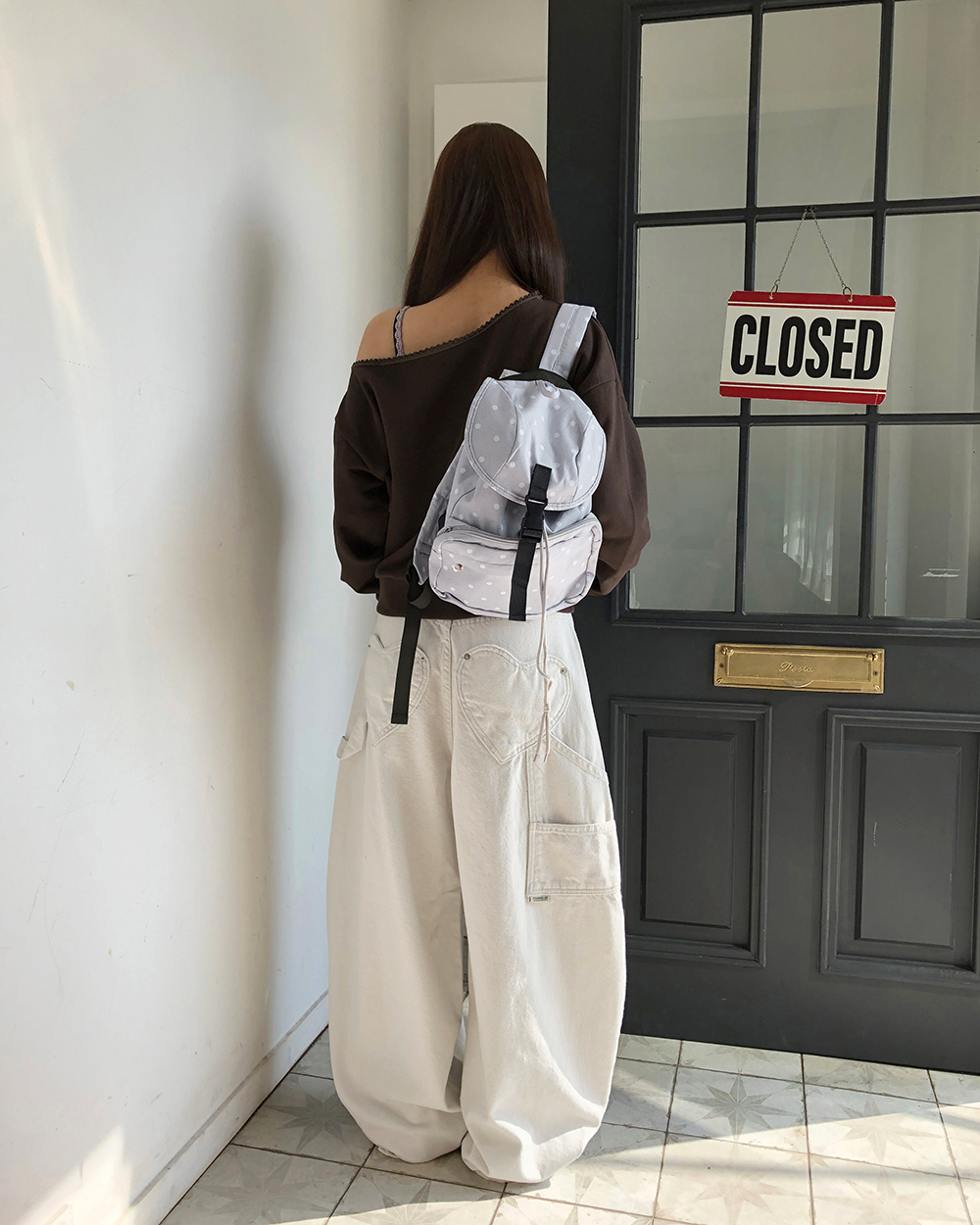 バックル星柄バックパック | レディースファッション通販 - DHOLIC