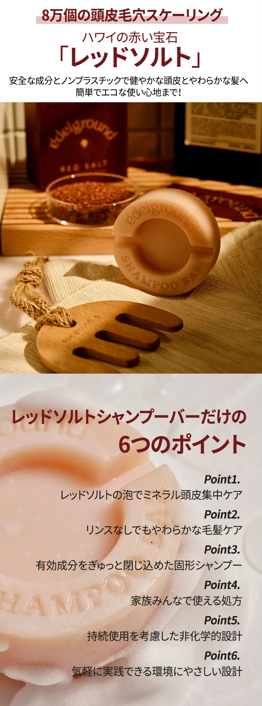 [エーデルグラウンド] レッドソルトシャンプーバー | 詳細画像3