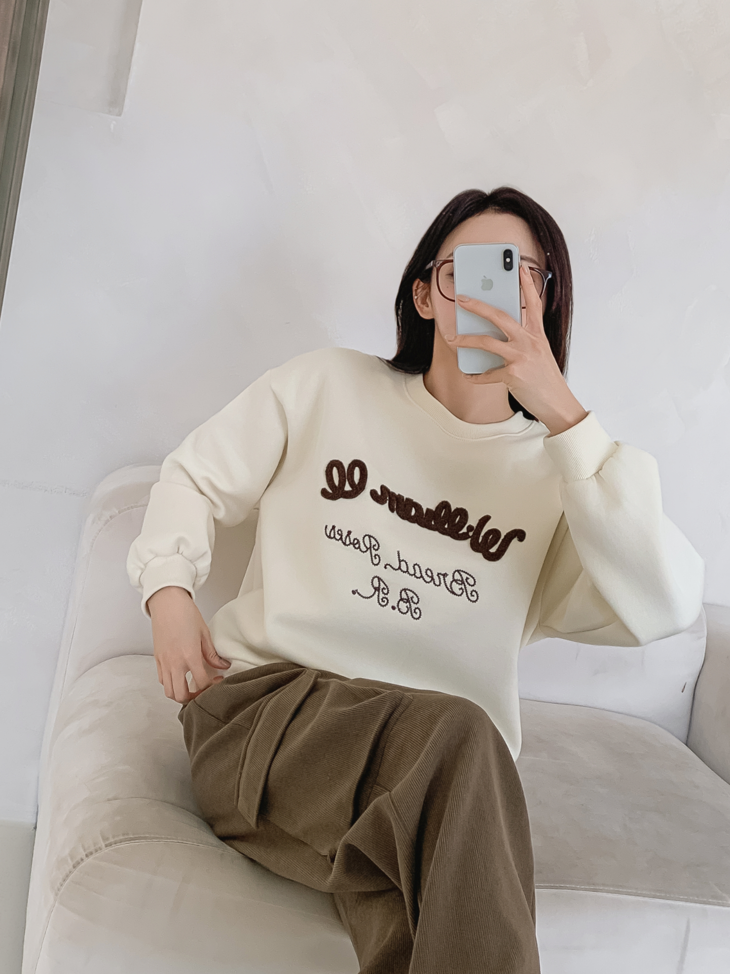 ルーズ刺繍スウェット | 詳細画像6