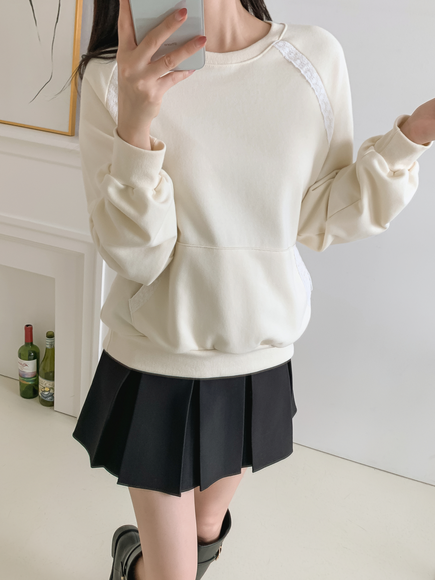 レースポケット配色スウェット | 詳細画像18