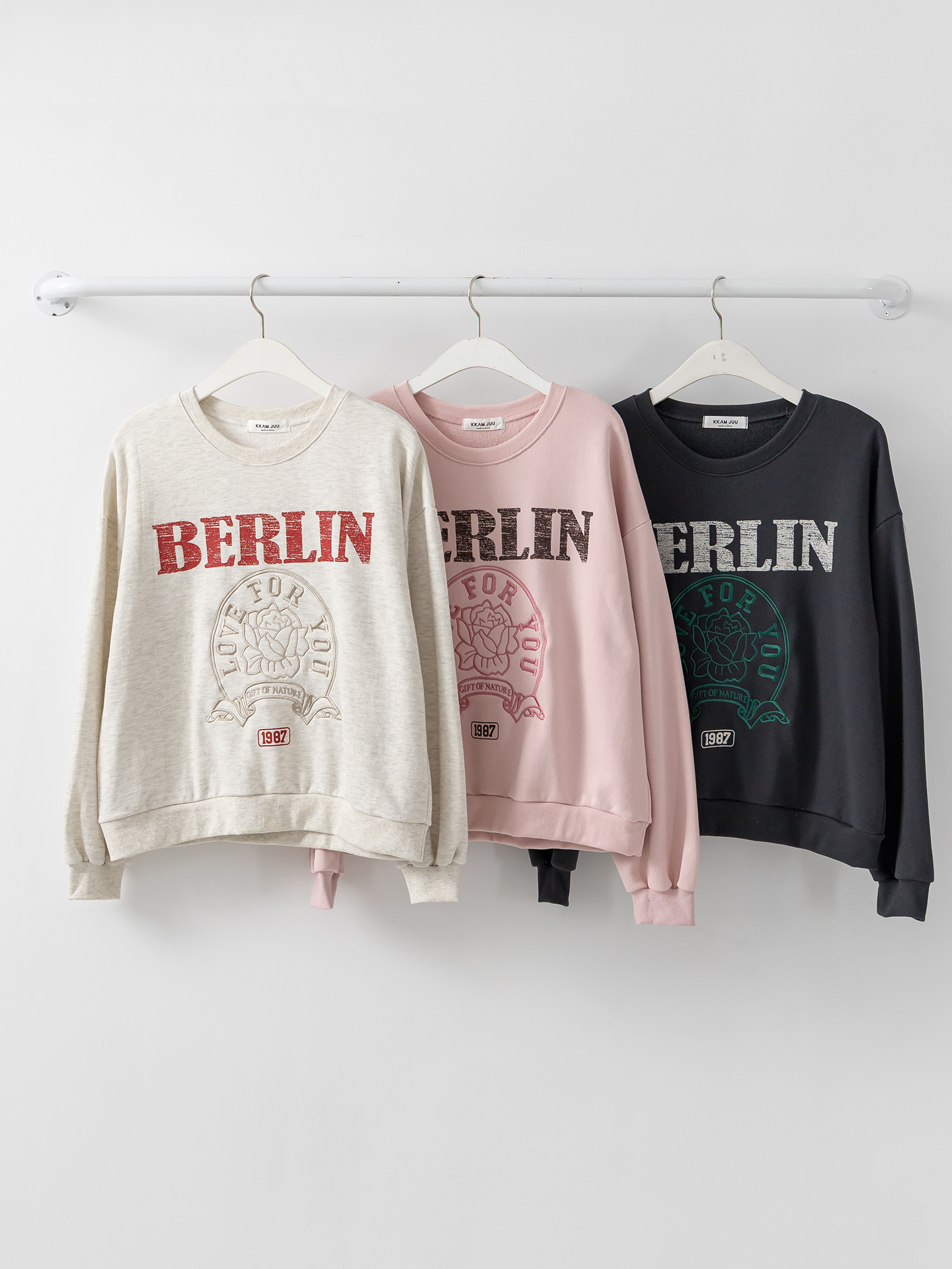 ルーズドロップショルダー刺繍スウェット | 詳細画像31