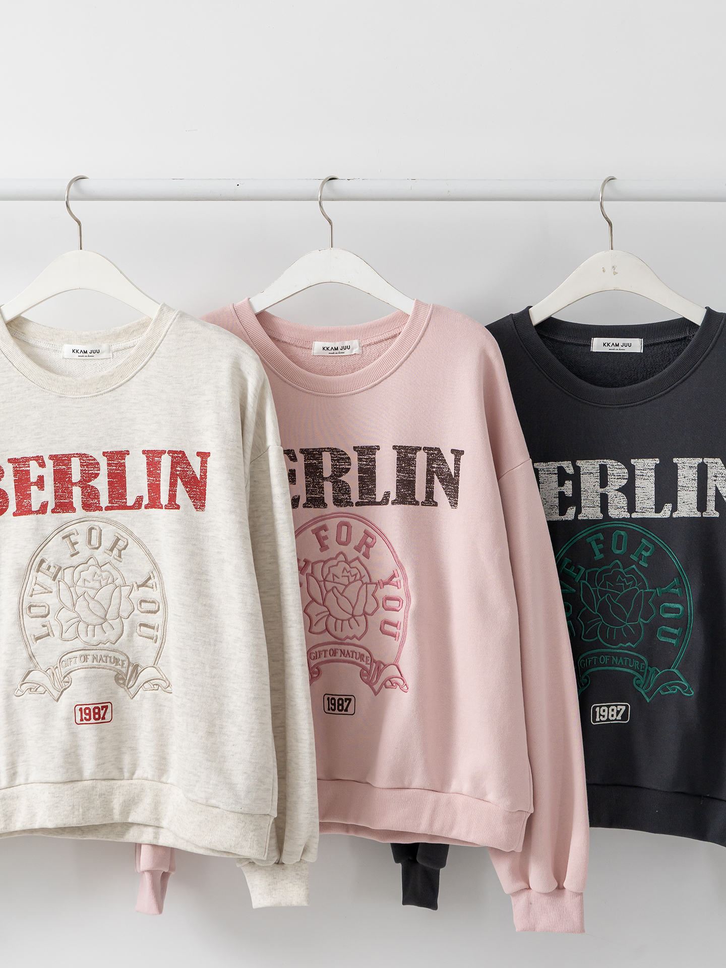 ルーズドロップショルダー刺繍スウェット | 詳細画像32