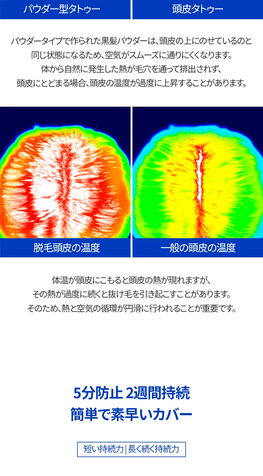 [フォービュート] 頭皮タトゥーブラック | 詳細画像17