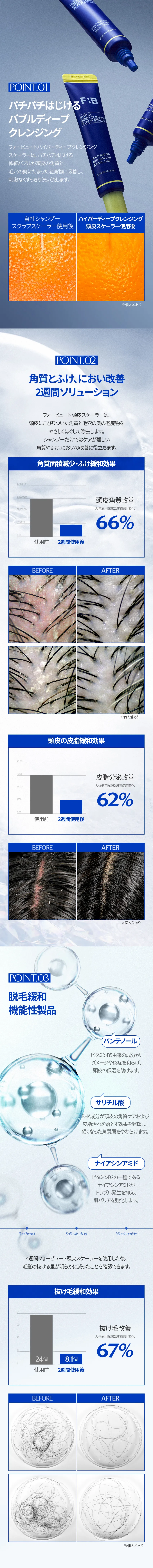[フォービュート] ハイパー  ディープクレンジングスカルプスケーラー | 詳細画像6