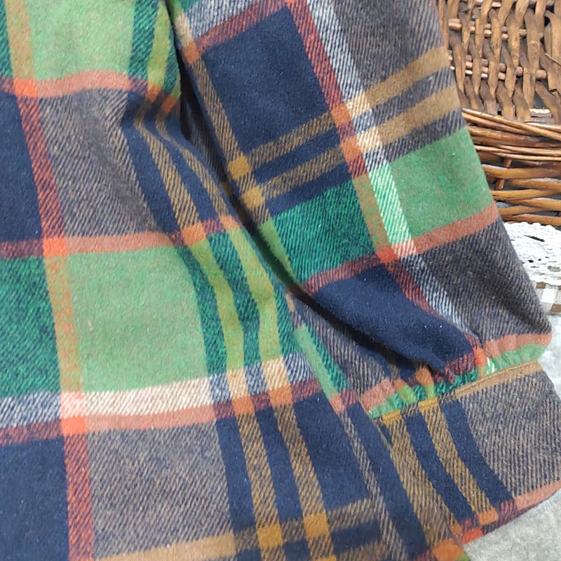 両起毛オーバーサイズボクシールーズ長袖チェックシャツ | 詳細画像4