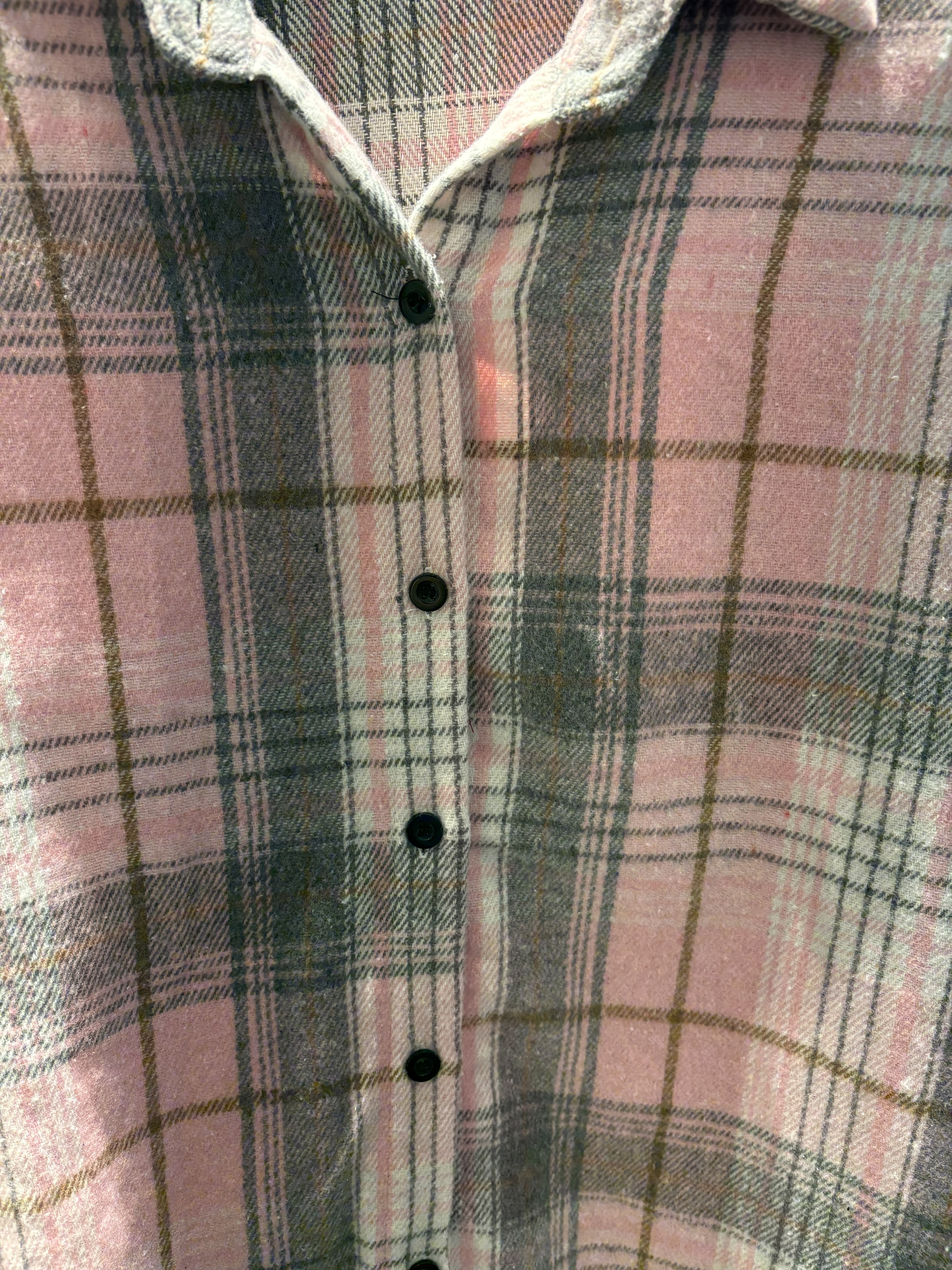 両起毛オーバーサイズボクシールーズ長袖チェックシャツ | 詳細画像17