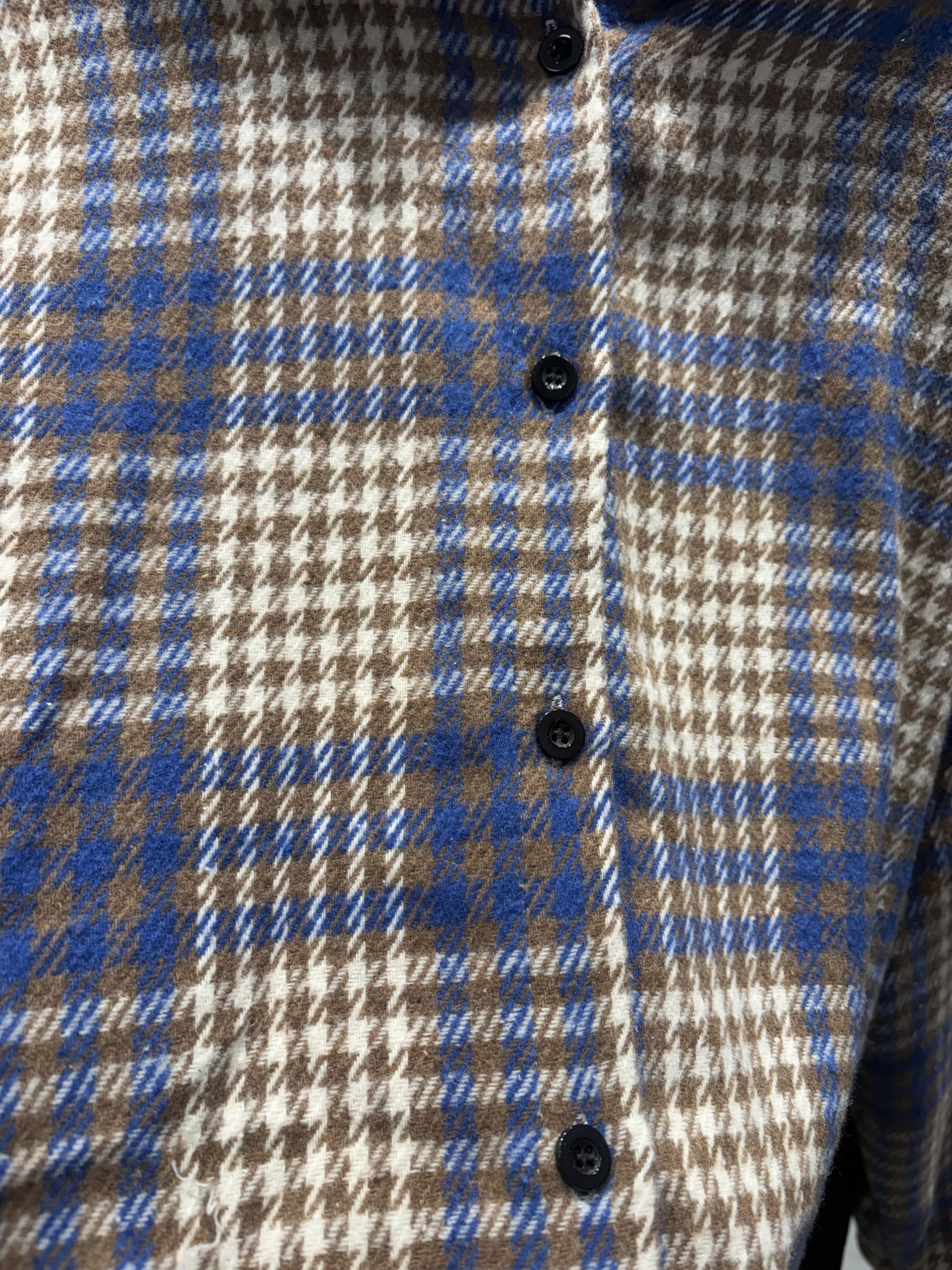 両起毛オーバーサイズボクシールーズ長袖チェックシャツ | 詳細画像19