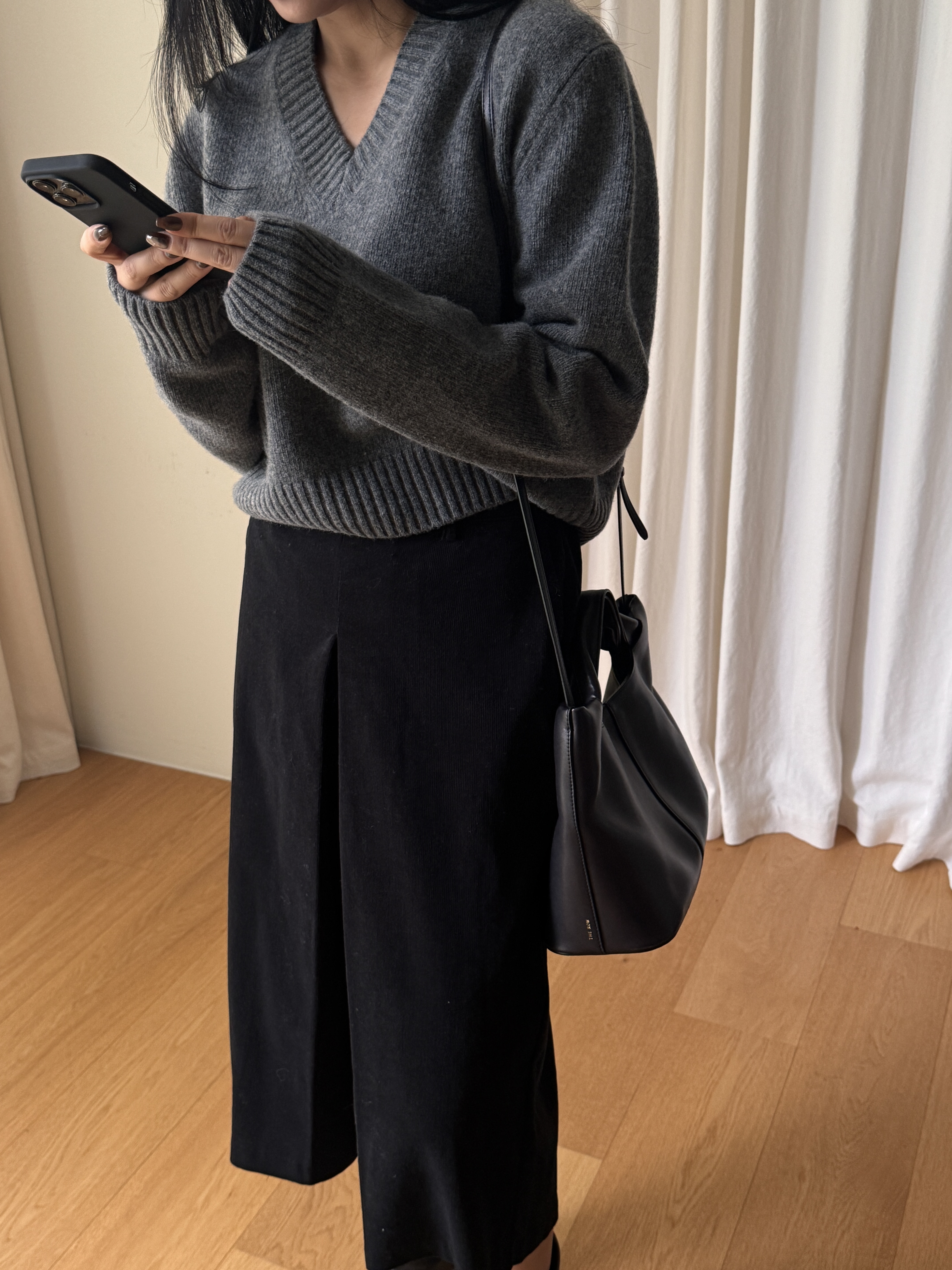 コーデュロイカットミディワイドパンツ | 詳細画像3