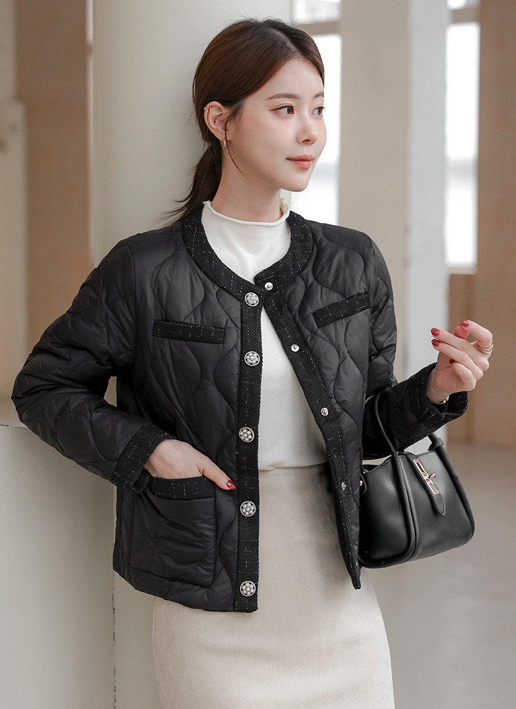 黒 ダウンジャケット ボタン留め 1526024_21673486_k3.jpg