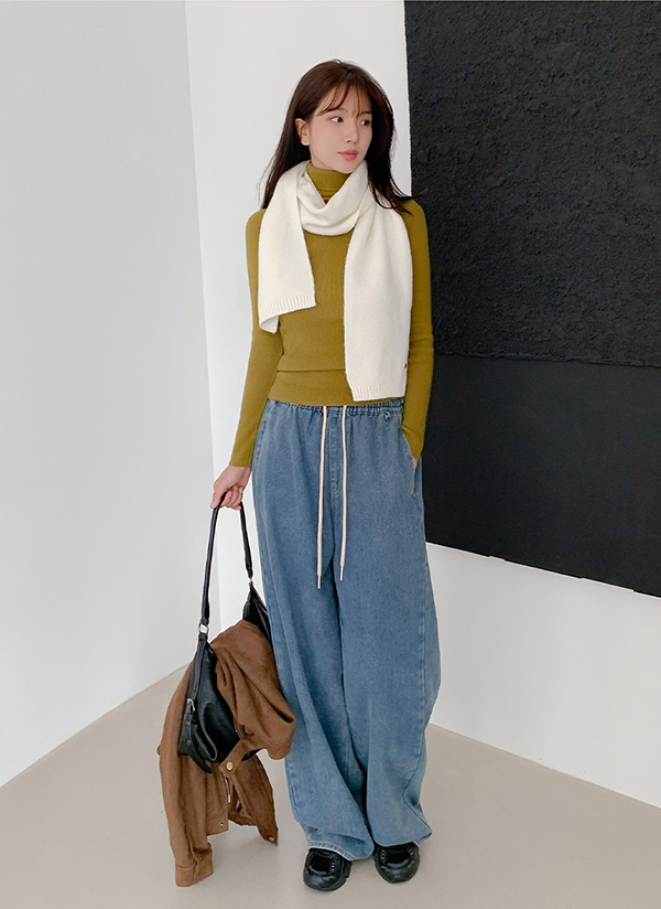 ウール混ベーシックマフラー | レディースファッション通販 - DHOLIC