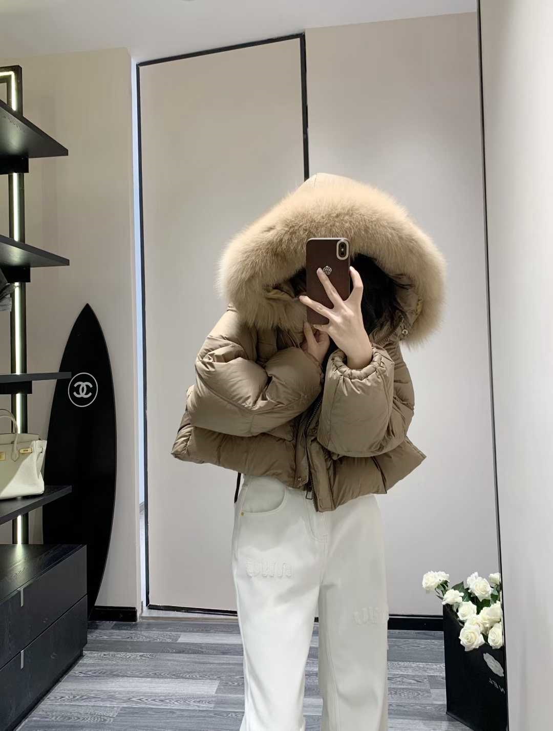 ダックダウンウェルロンフードショートダウンジャケット | 詳細画像4