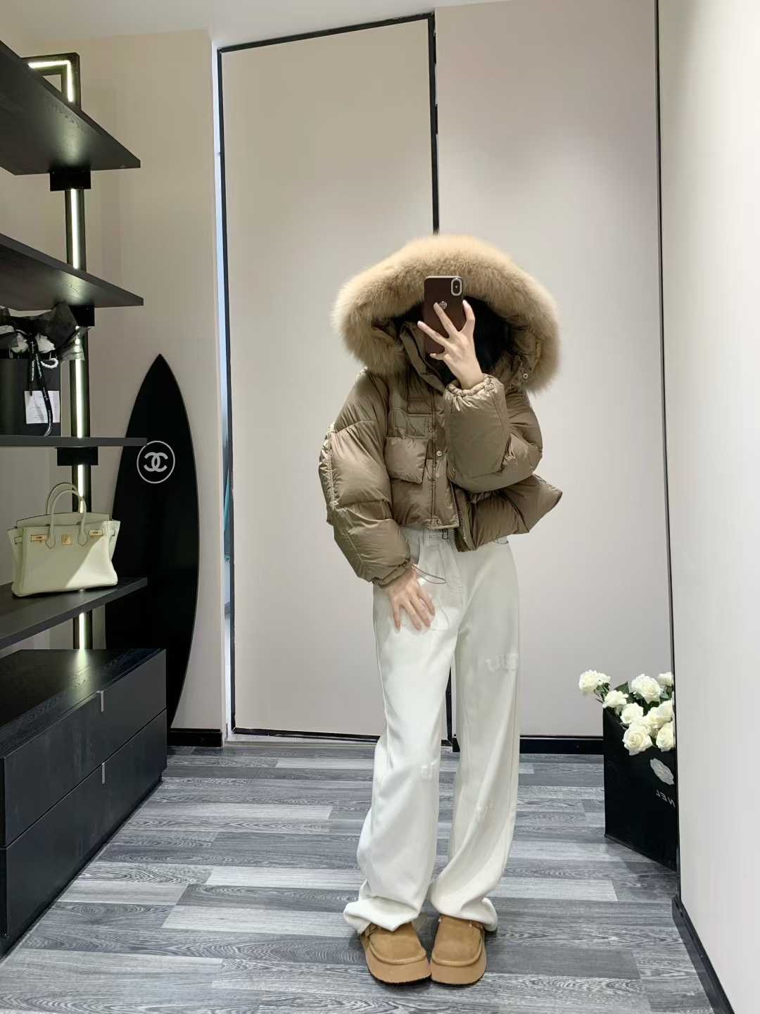 ダックダウンウェルロンフードショートダウンジャケット | 詳細画像5