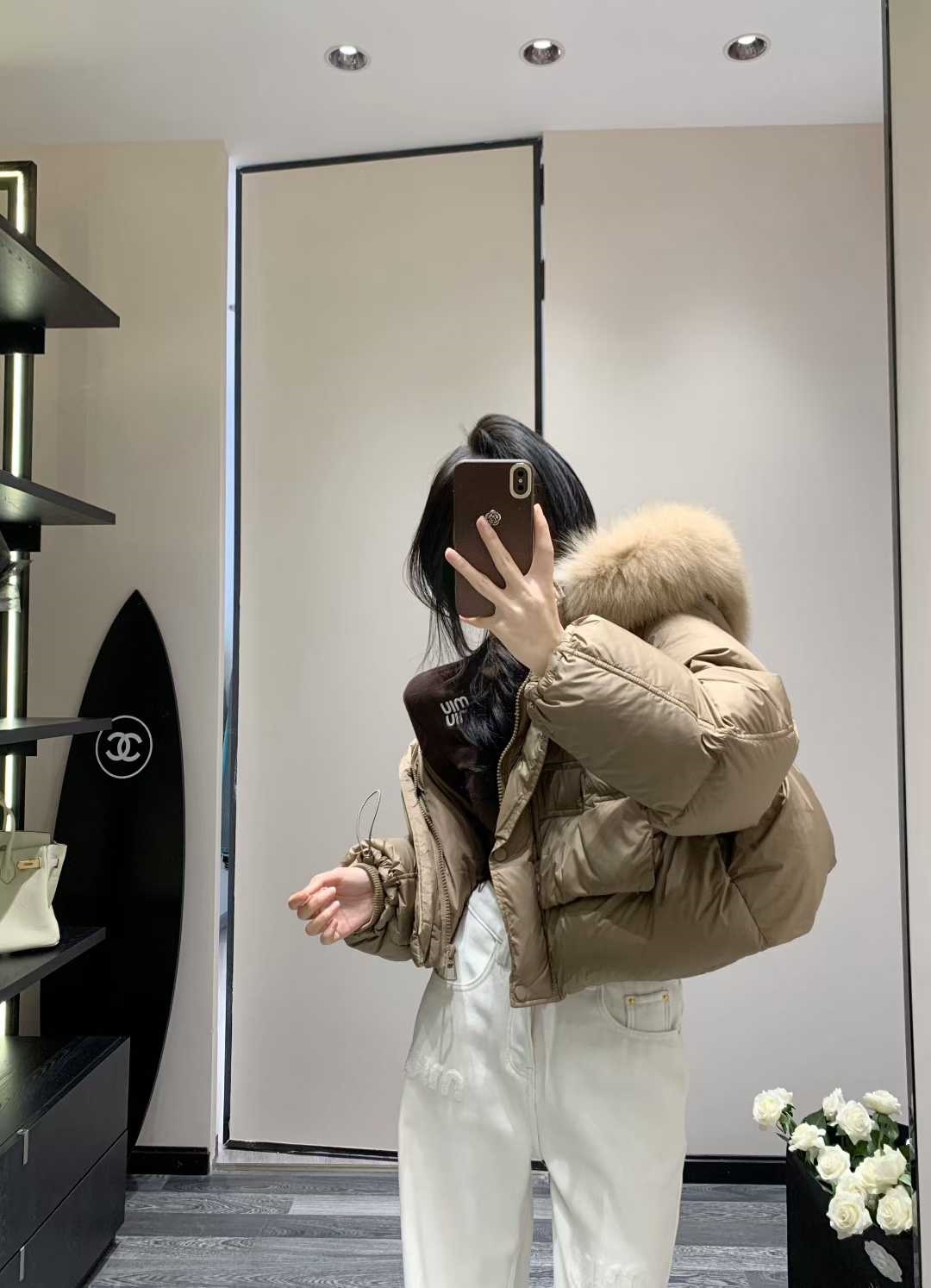 ダックダウンウェルロンフードショートダウンジャケット | 詳細画像7