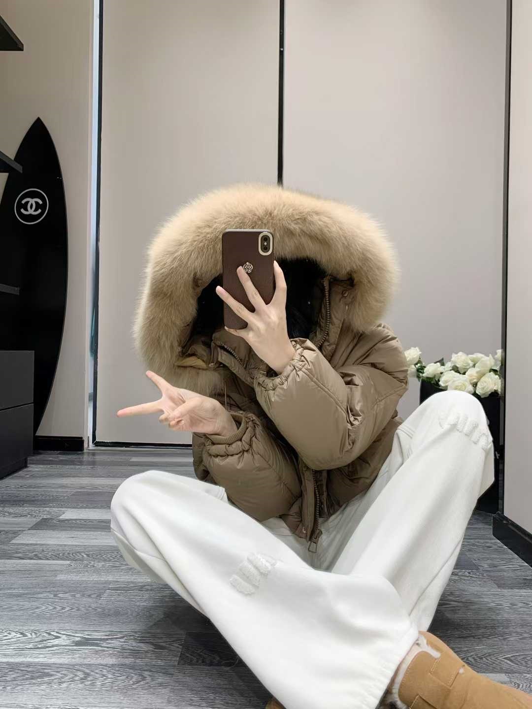 ダックダウンウェルロンフードショートダウンジャケット | 詳細画像8