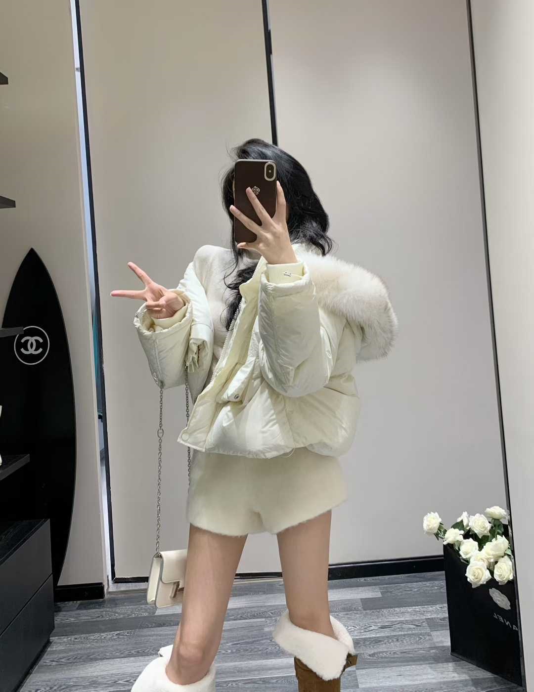 ダックダウンウェルロンフードショートダウンジャケット | 詳細画像10