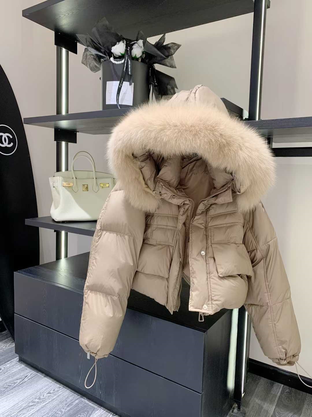 ダックダウンウェルロンフードショートダウンジャケット | 詳細画像14