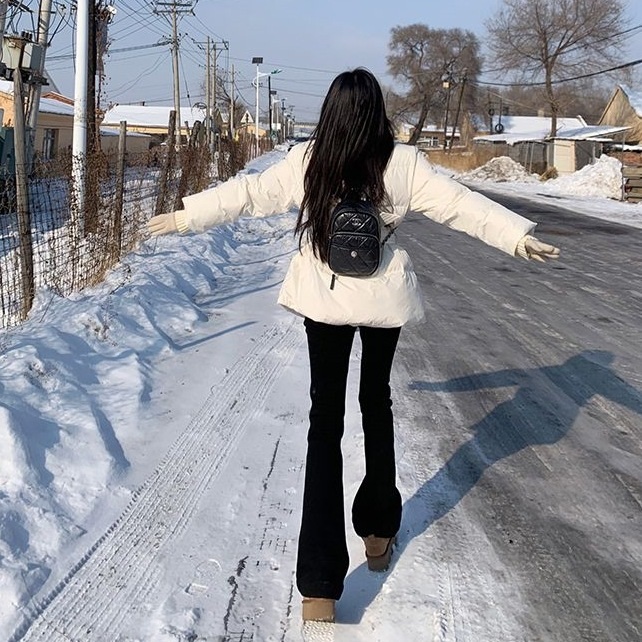 ベルト付ダックダウンウェルロンハイネックハーフダウンジャケット | 詳細画像6