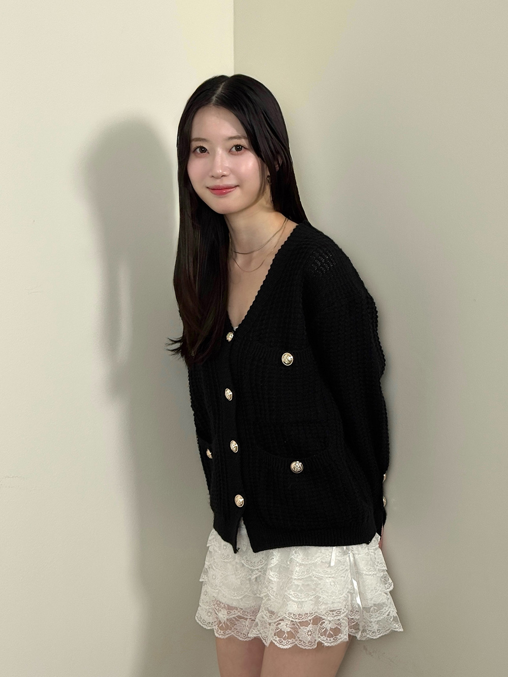 ニットボタンFWカーディガン | 詳細画像2