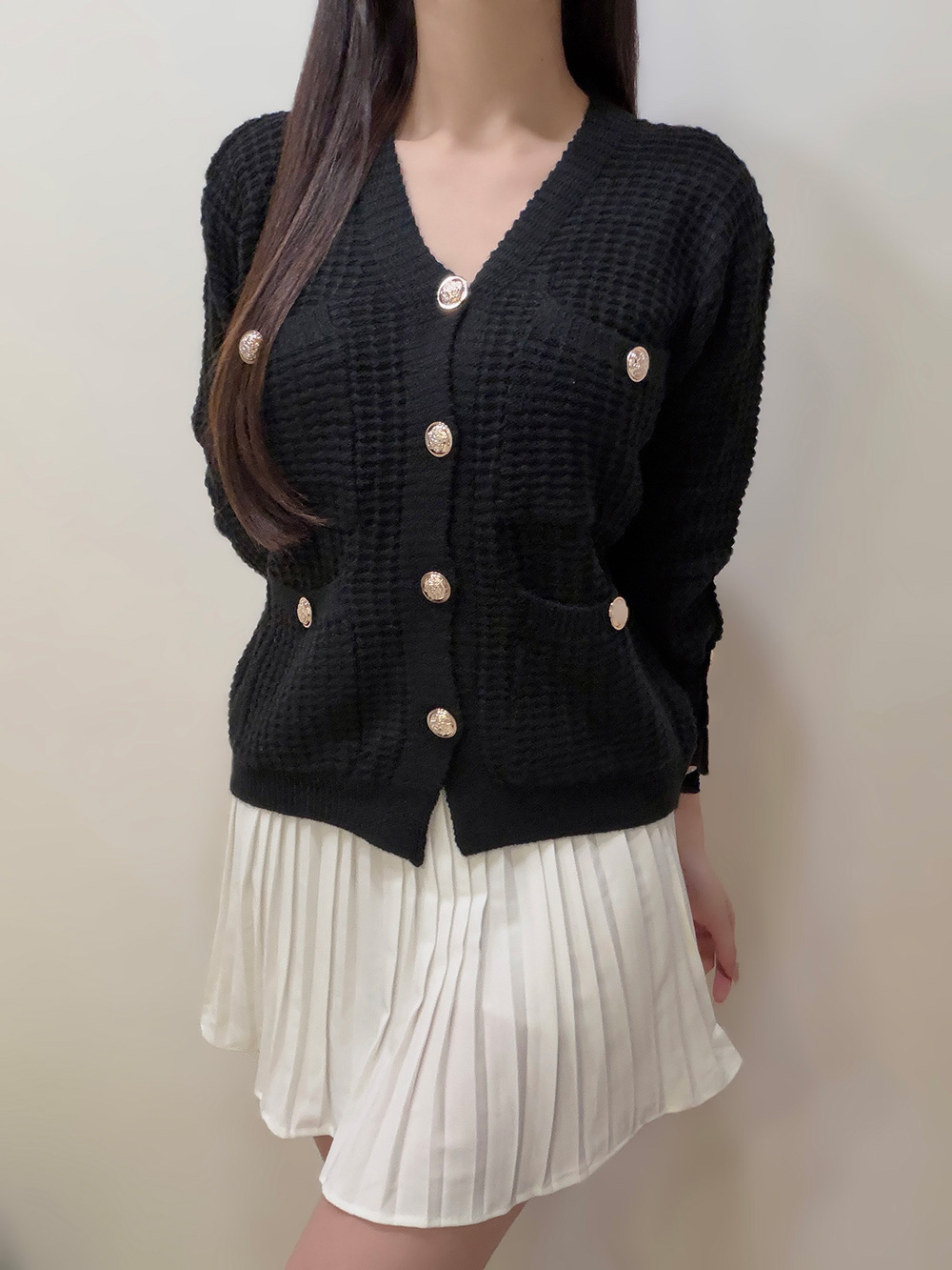 ニットボタンFWカーディガン | 詳細画像4