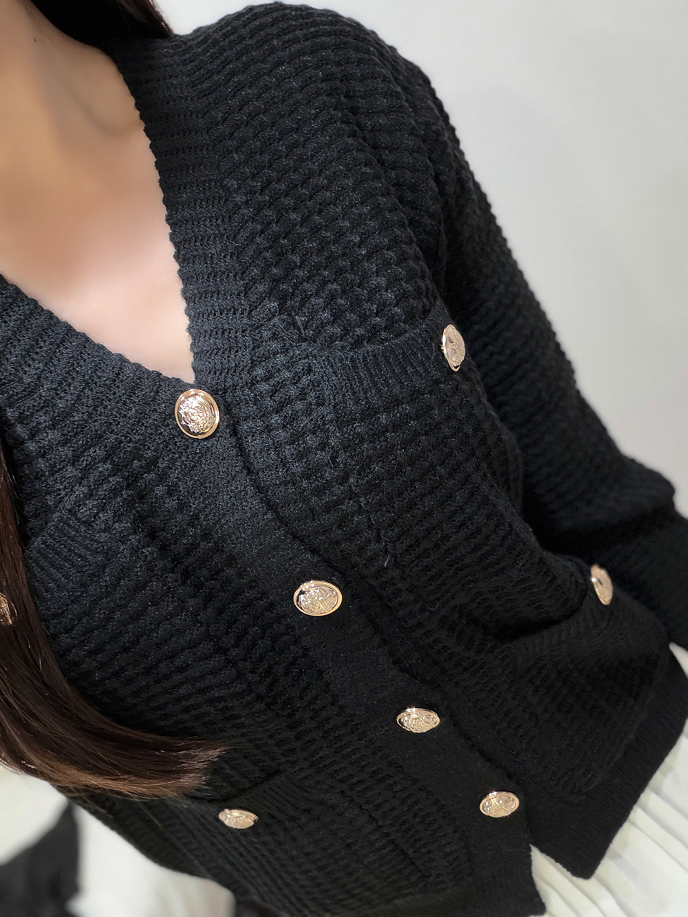 ニットボタンFWカーディガン | 詳細画像5