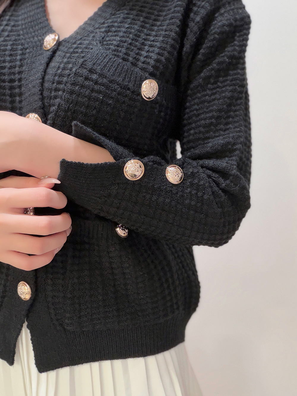 ニットボタンFWカーディガン | 詳細画像6