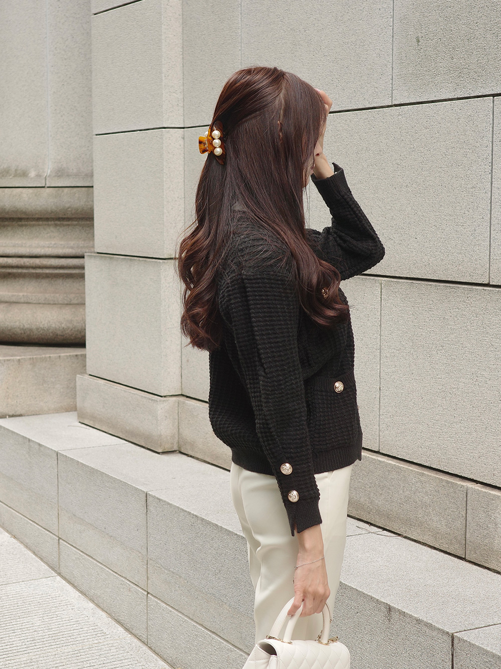 ニットボタンFWカーディガン | 詳細画像11