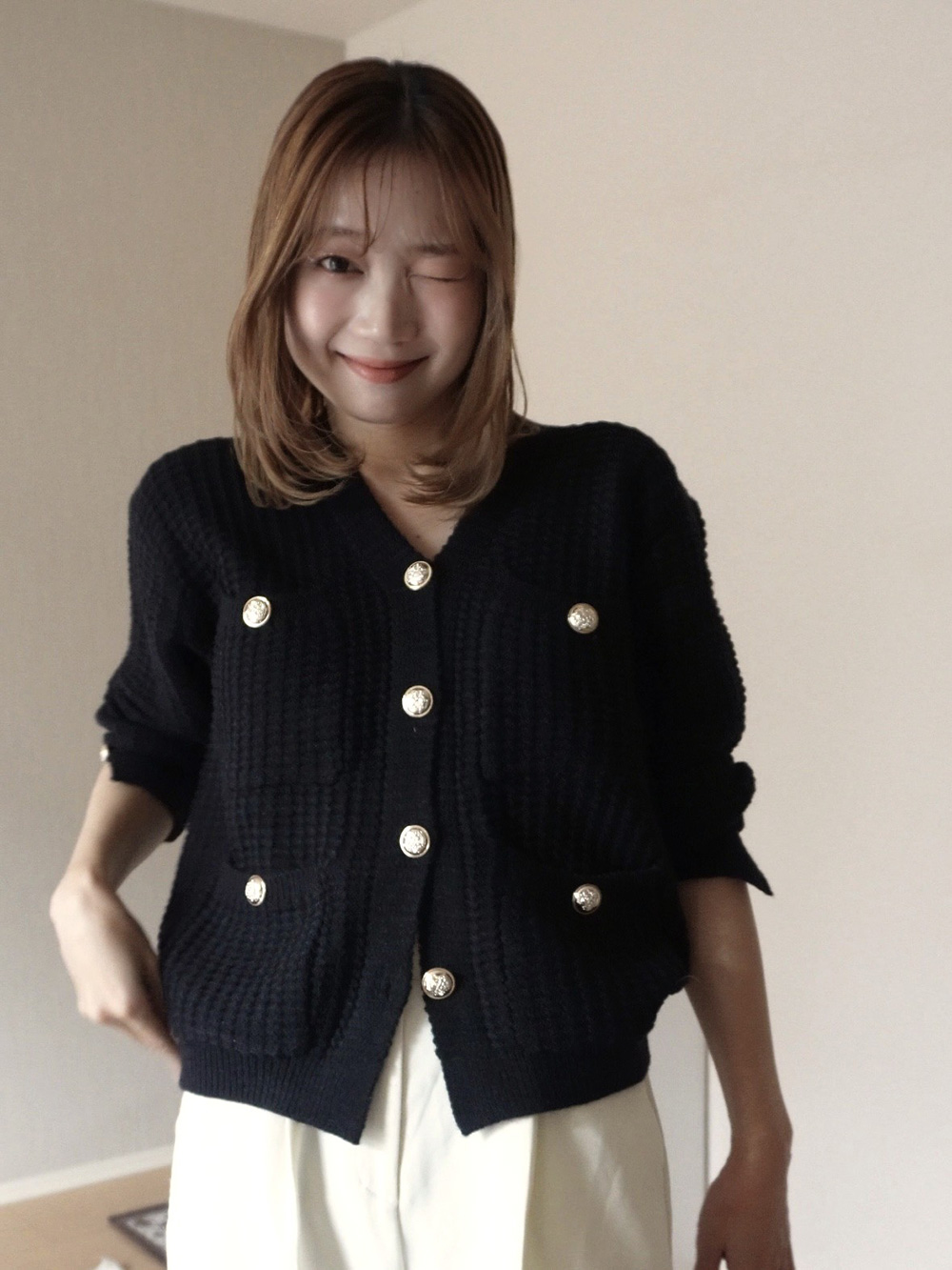 ニットボタンFWカーディガン | 詳細画像11