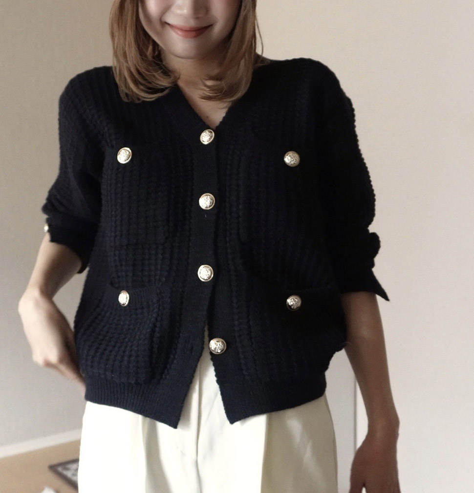 ニットボタンFWカーディガン | 詳細画像9