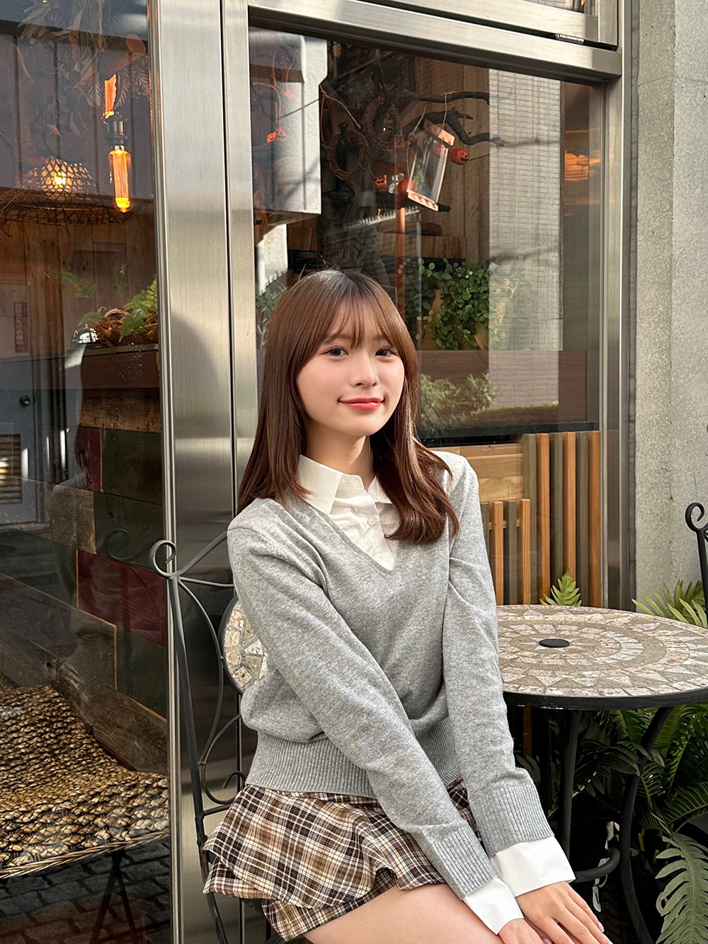 レイヤード風無地シャツニット | 詳細画像5