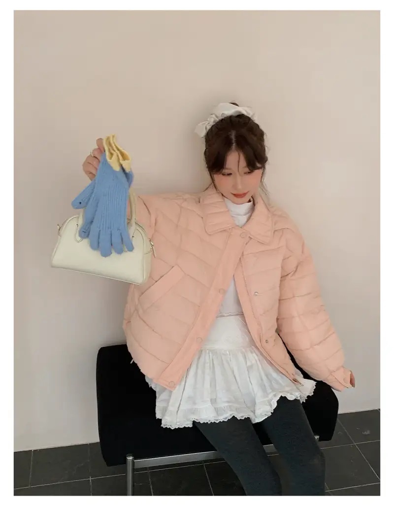 中綿カラードローコードルーズジャンパー | 詳細画像2