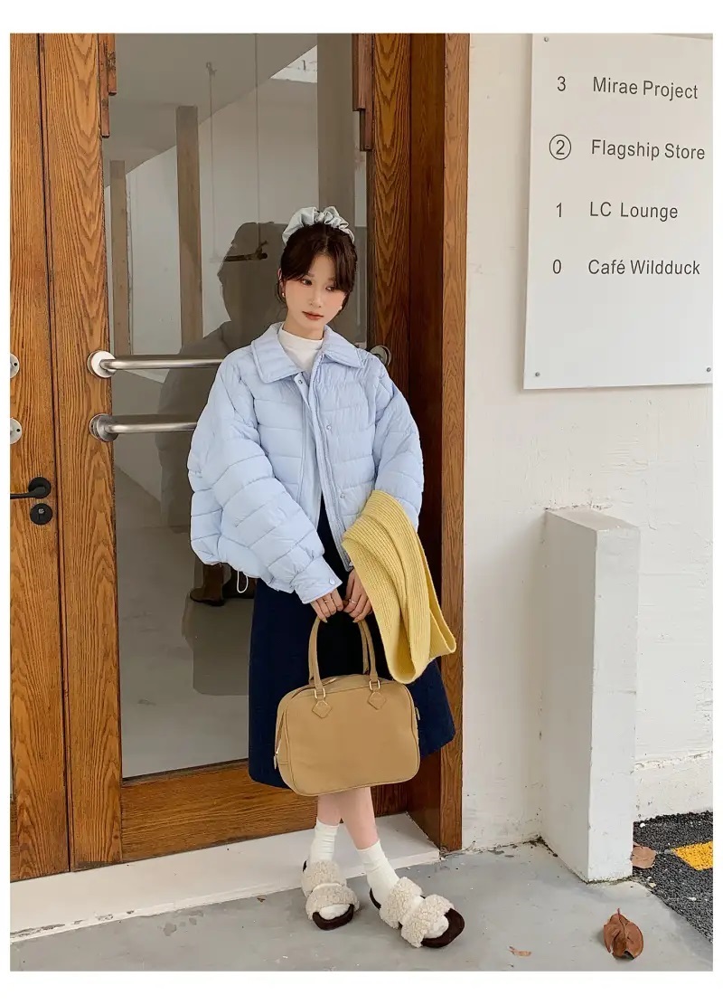 中綿カラードローコードルーズジャンパー | 詳細画像7