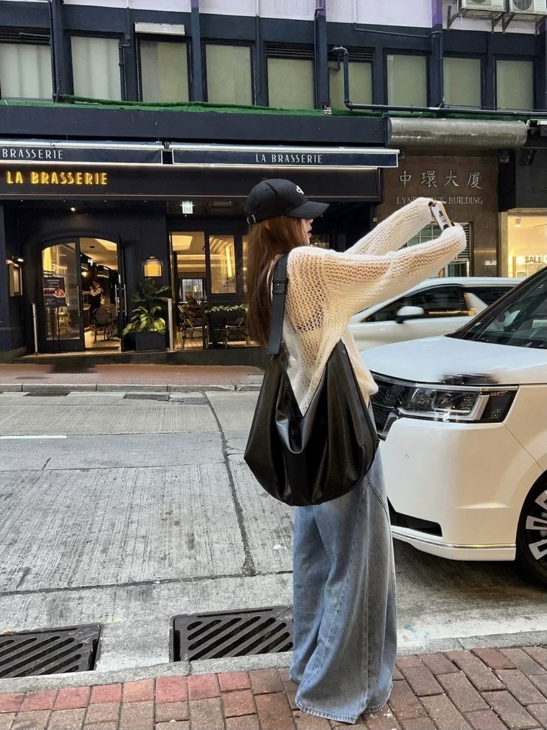 2WAYレザー調バックルビッグショルダーバッグショルダーバッグ | 詳細画像10