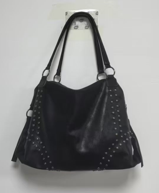 レザー調ラインスタッズショルダーバッグ | 詳細画像2