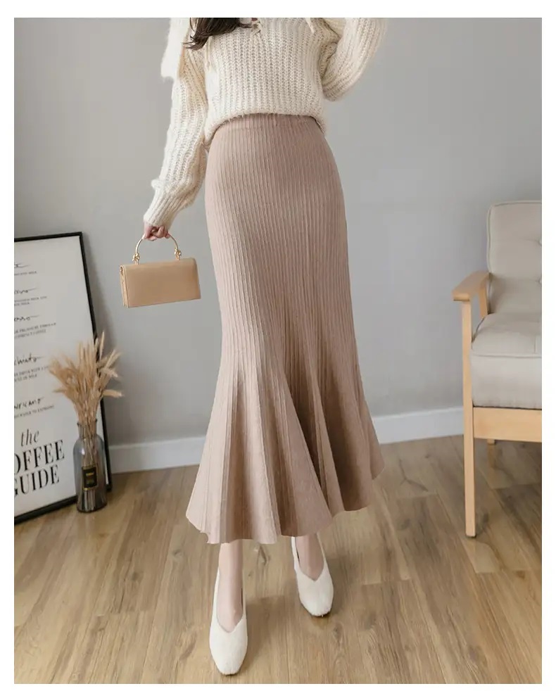 ウエストゴムロングマーメイドスカート | 詳細画像9