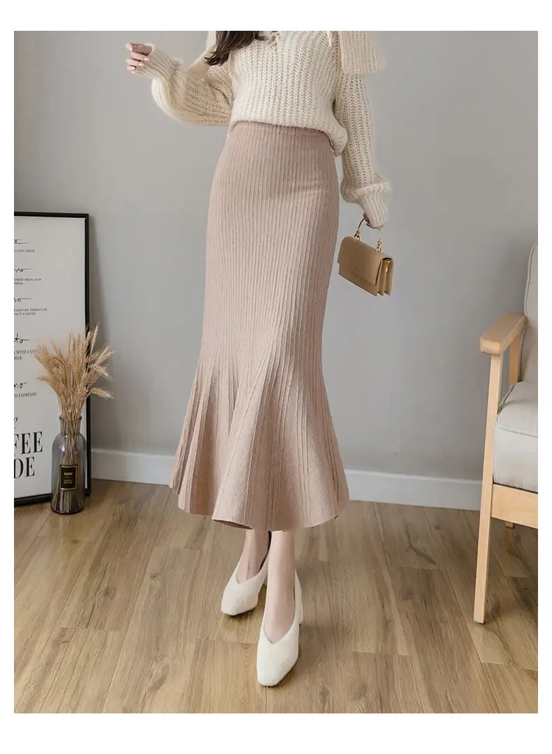 ウエストゴムロングマーメイドスカート | 詳細画像10