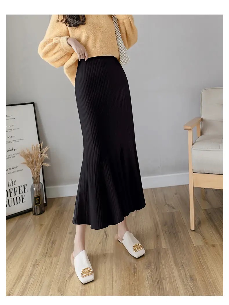 ウエストゴムロングマーメイドスカート | 詳細画像15